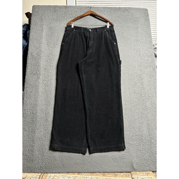 Vintage Southpole Corduroy Pants Mens 34 Carpenter Wale Y2K Wide Leg Baggy - Picture 3 of 16